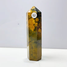 Load image into Gallery viewer, Yellow Ocean Jasper Tower Reiki Crystal Healing Stones Feng shui Stone Home Decorations