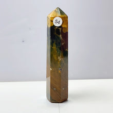 Load image into Gallery viewer, Yellow Ocean Jasper Tower Reiki Crystal Healing Stones Feng shui Stone Home Decorations