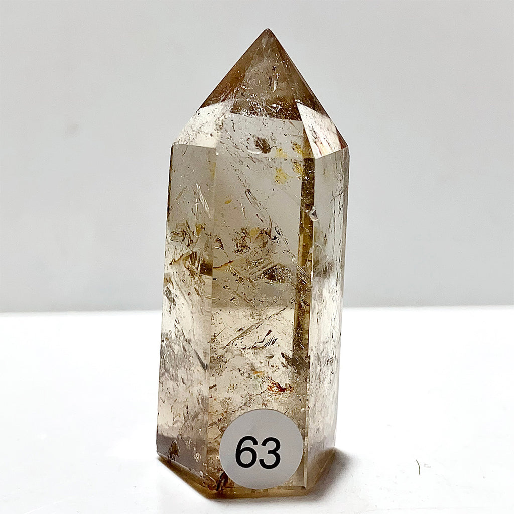 Natural Smokey Quartz Crystal Tower Point