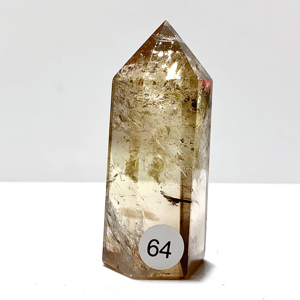 Natural Smokey Quartz Crystal Tower Point