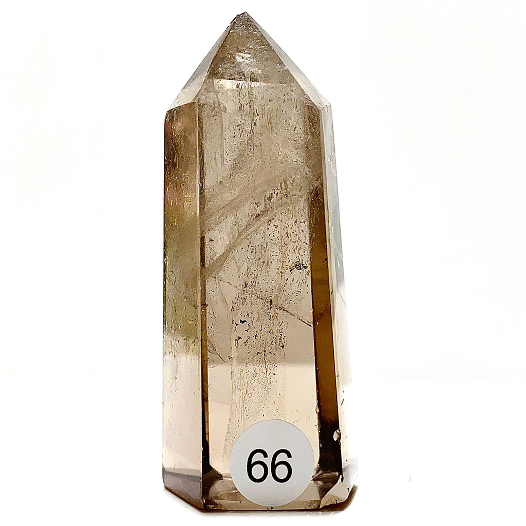 Natural Smokey Quartz Crystal Tower Point