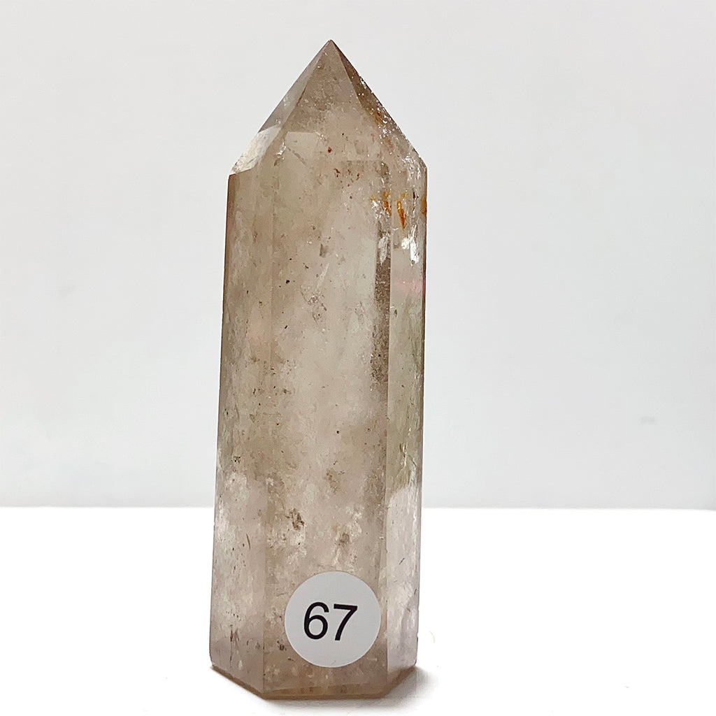 Natural Smokey Quartz Crystal Tower Point