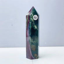 Load image into Gallery viewer, Red Ocean Jasper Point Tower Crystal Stone Ornament For Reiki Healing Garden Decorations