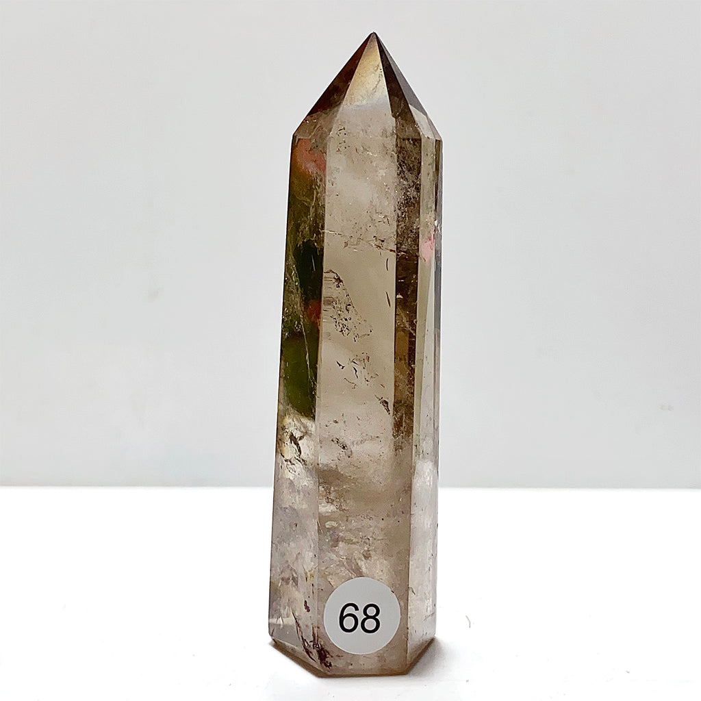 Natural Smokey Quartz Crystal Tower Point