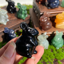 Load image into Gallery viewer, Crystal Rabbit Carvings Ornament Gemstone Decoration