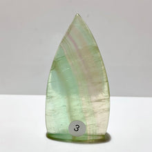 Load image into Gallery viewer, Natural Rainbow Fluorite Crystal Flame Water Drop