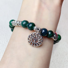 Load image into Gallery viewer, 9mm Malachite Beads Bracelet For Women Men Fashion Healing Crystal Yoga Jewelry Gift