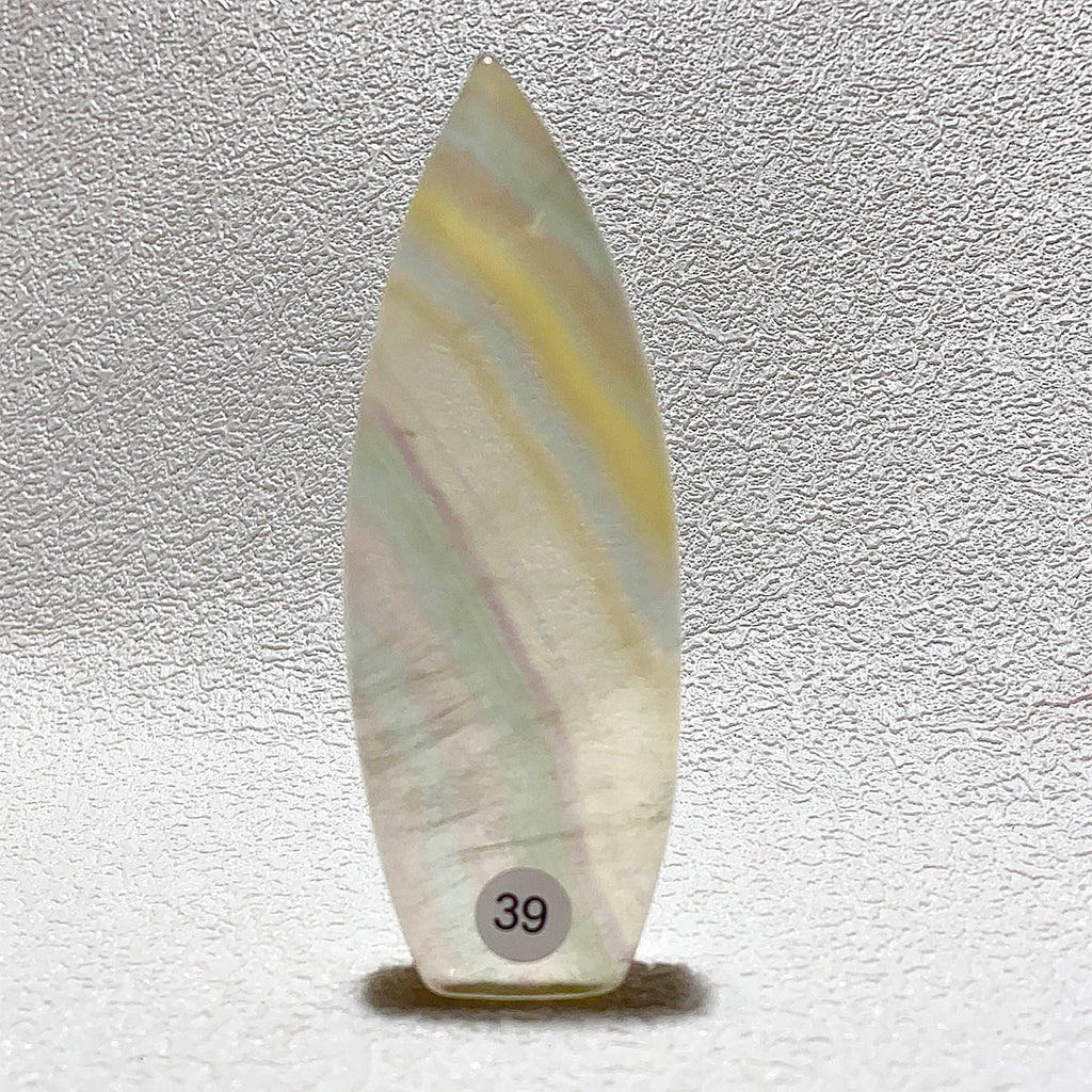 Natural Rainbow Fluorite Crystal Flame Water Drop