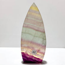 Load image into Gallery viewer, Natural Rainbow Fluorite Crystal Flame Water Drop