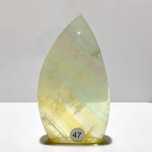 Load image into Gallery viewer, Natural Rainbow Fluorite Crystal Flame Water Drop