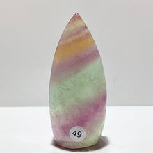 Load image into Gallery viewer, Natural Rainbow Fluorite Crystal Flame Water Drop