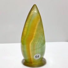 Load image into Gallery viewer, Natural Rainbow Fluorite Crystal Flame Water Drop