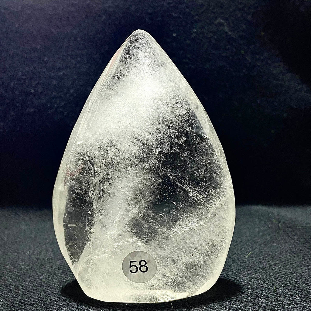 Clear Quartz Freeform Water Drop