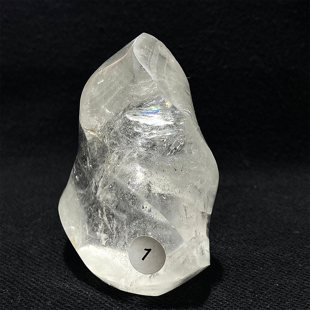 Clear Quartz Crystal Flame Freeform