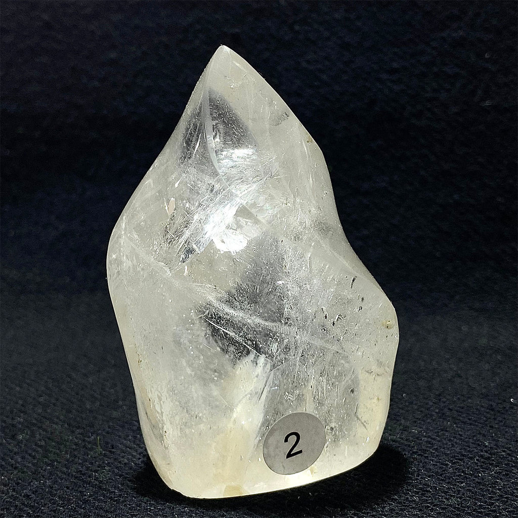 Clear Quartz Crystal Flame Freeform