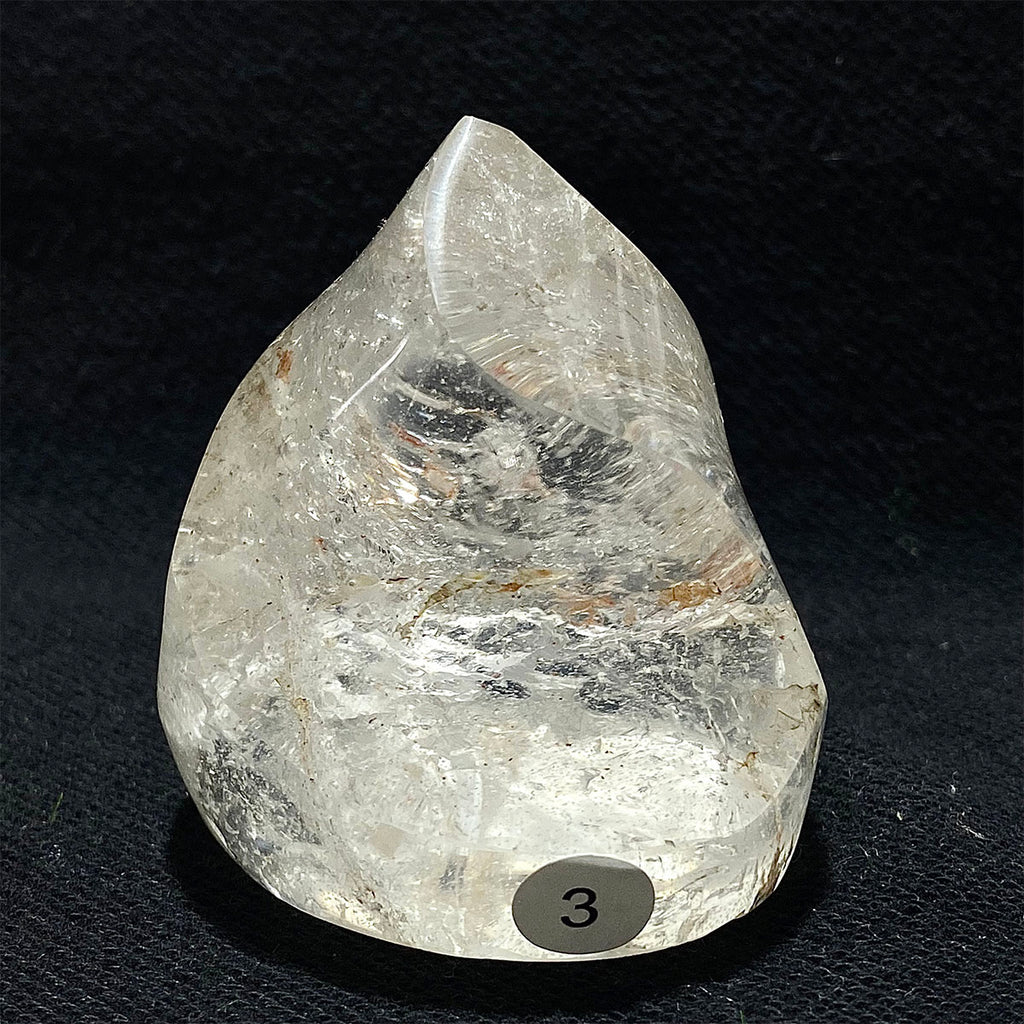 Clear Quartz Crystal Flame Freeform