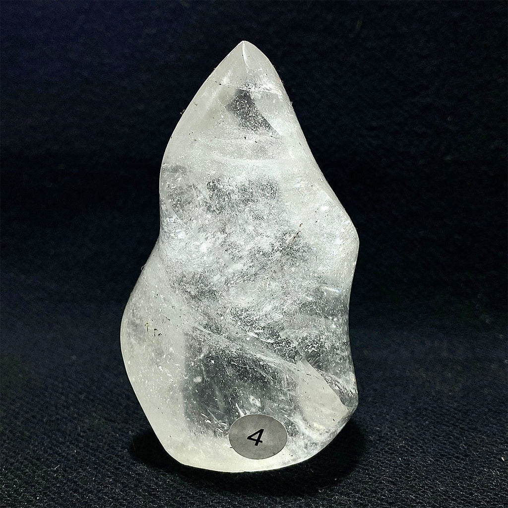 Clear Quartz Crystal Flame Freeform