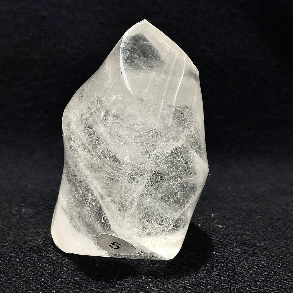 Clear Quartz Crystal Flame Freeform