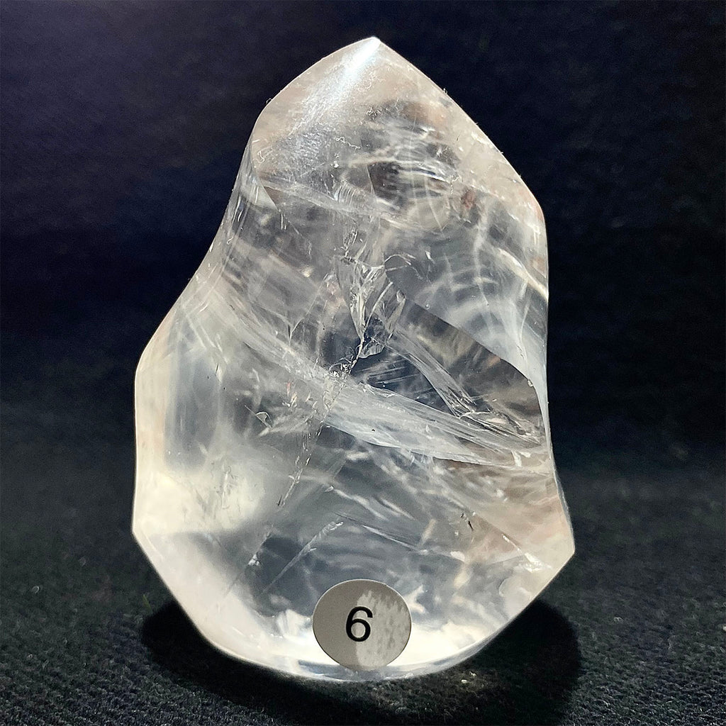 Clear Quartz Crystal Flame Freeform