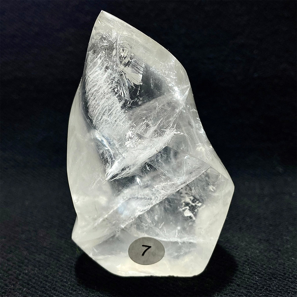 Clear Quartz Crystal Flame Freeform