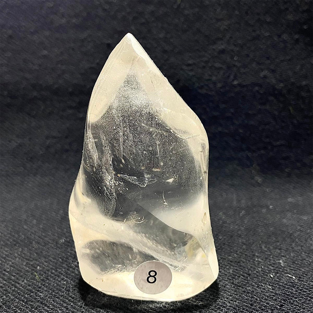 Clear Quartz Crystal Flame Freeform