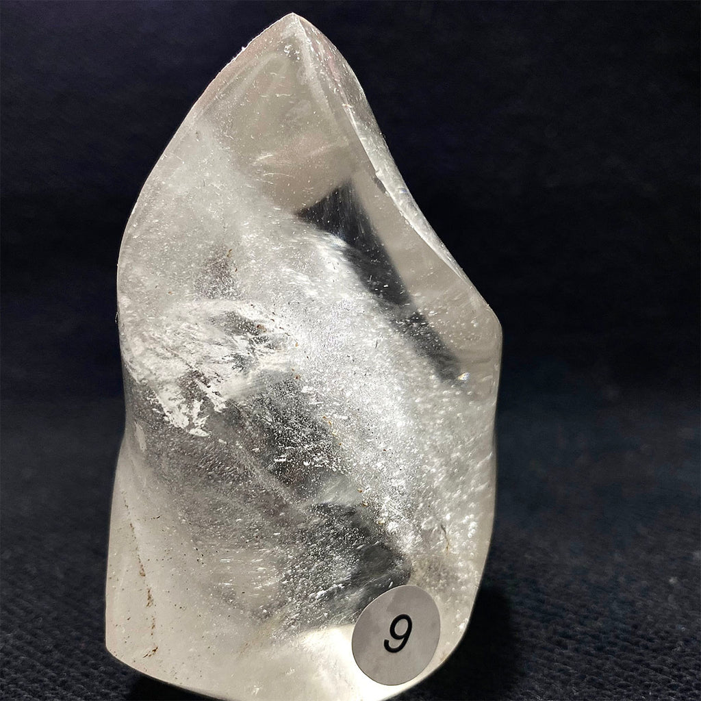 Clear Quartz Crystal Flame Freeform