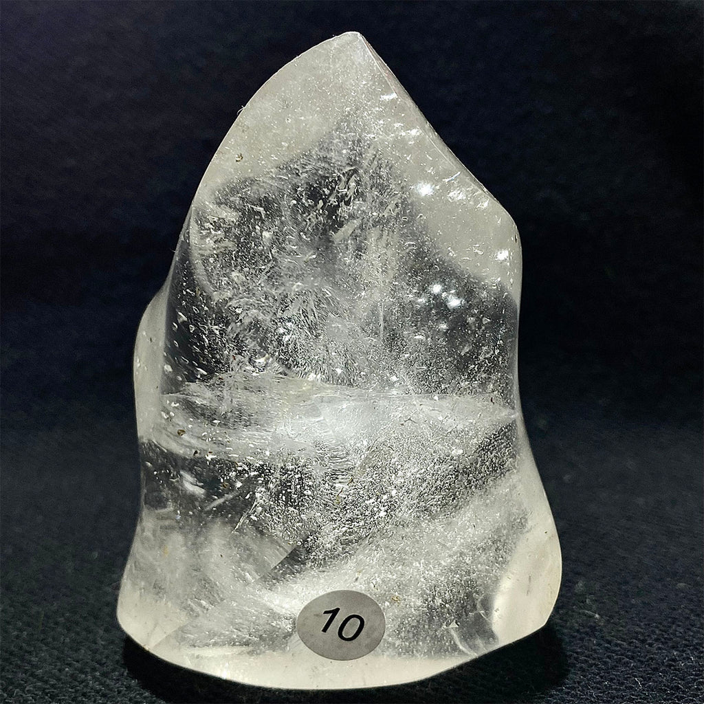 Clear Quartz Crystal Flame Freeform