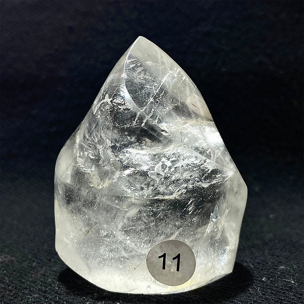 Clear Quartz Crystal Flame Freeform