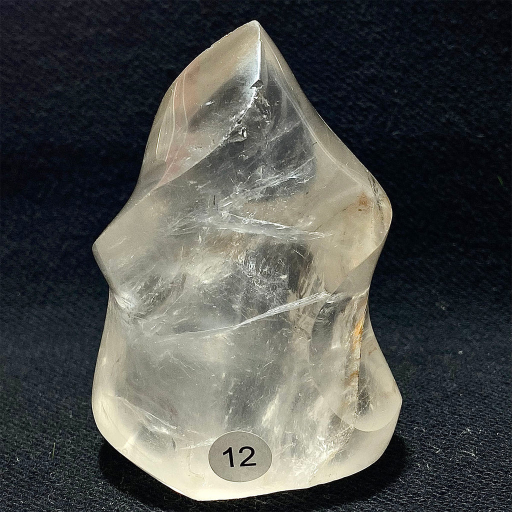 Clear Quartz Crystal Flame Freeform