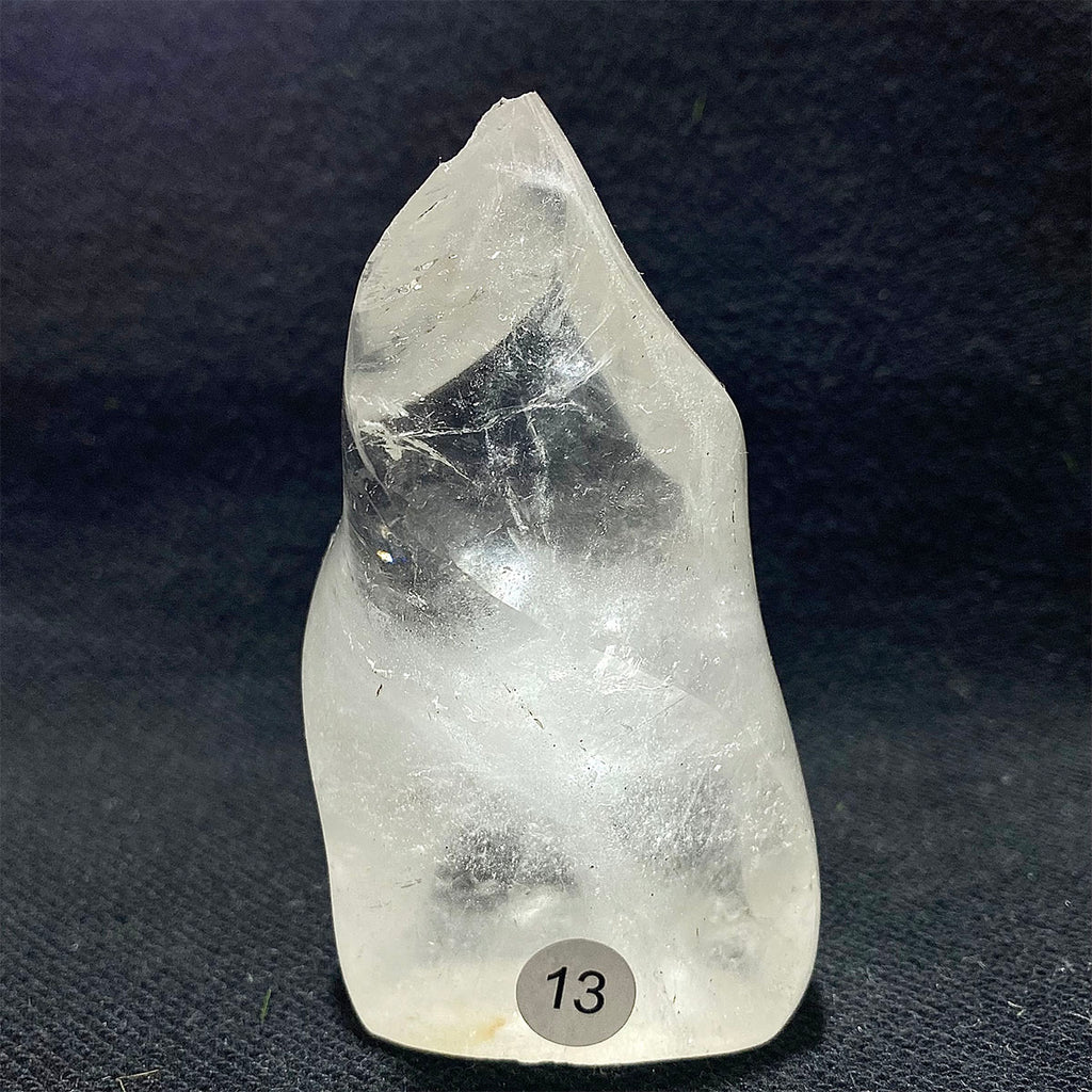 Clear Quartz Crystal Flame Freeform