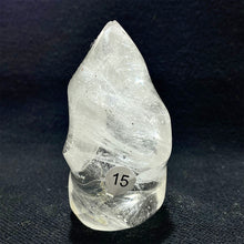 Load image into Gallery viewer, Clear Quartz Crystal Flame Freeform