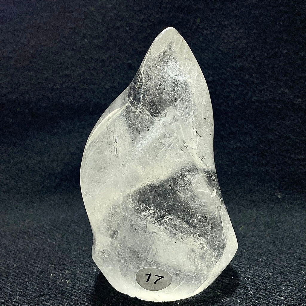 Clear Quartz Crystal Flame Freeform