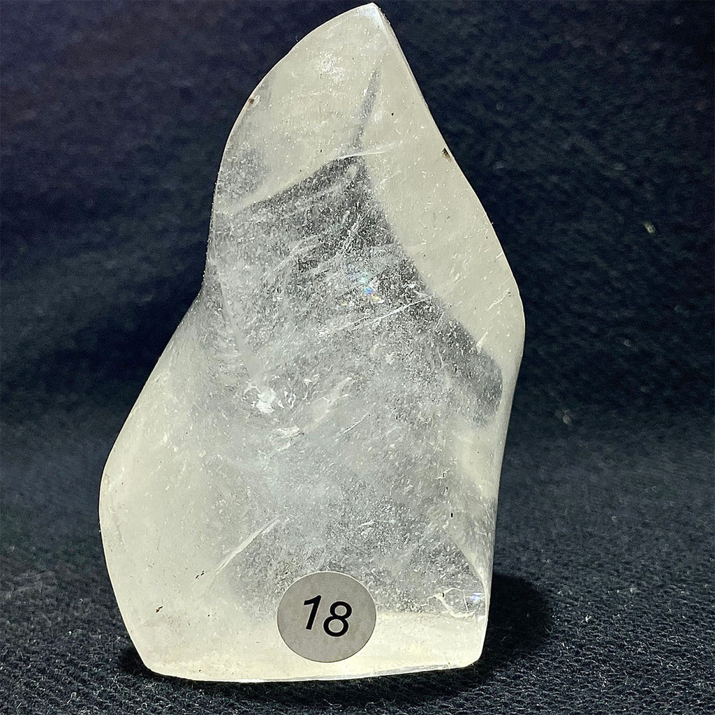 Clear Quartz Crystal Flame Freeform