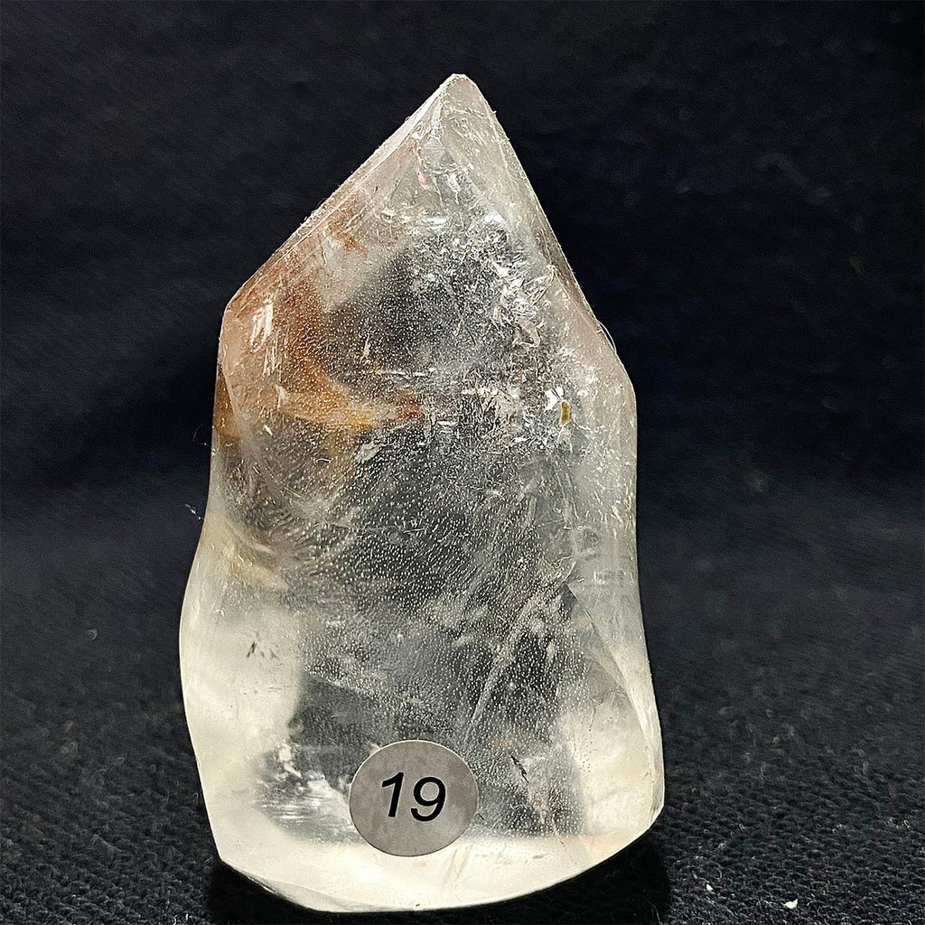 Clear Quartz Crystal Flame Freeform