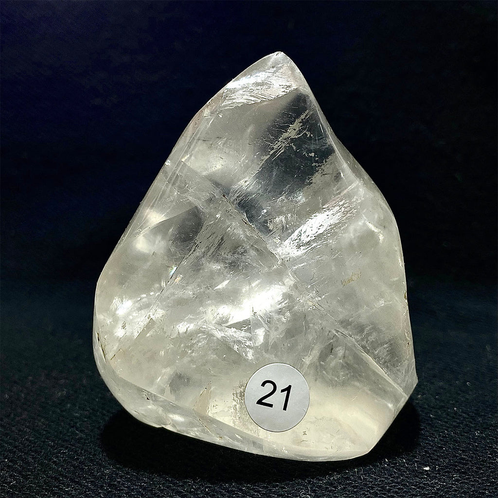 Clear Quartz Crystal Flame Freeform