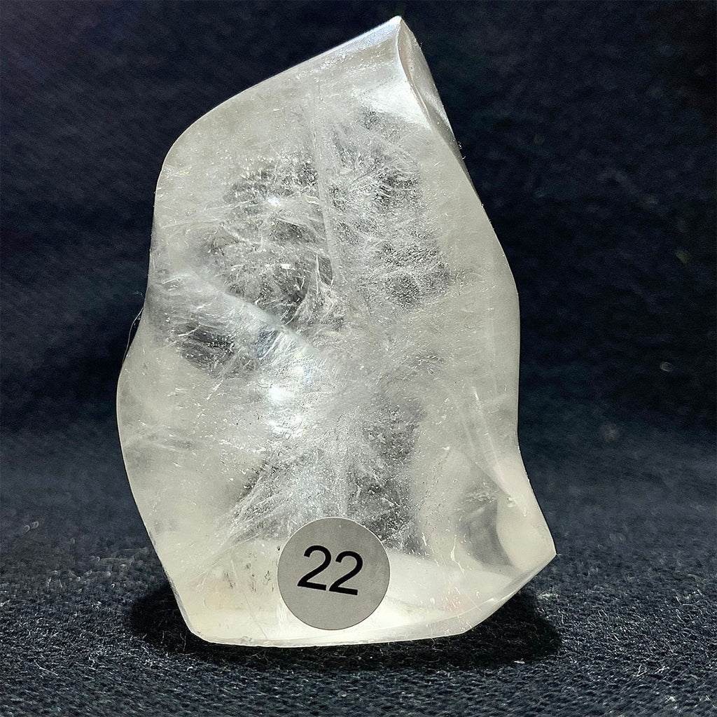 Clear Quartz Crystal Flame Freeform