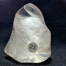 Load image into Gallery viewer, Clear Quartz Crystal Flame Freeform