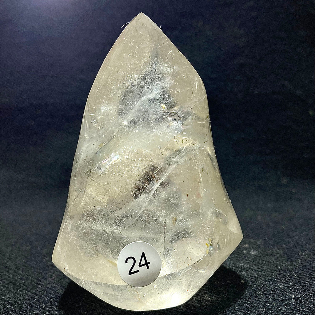 Clear Quartz Crystal Flame Freeform