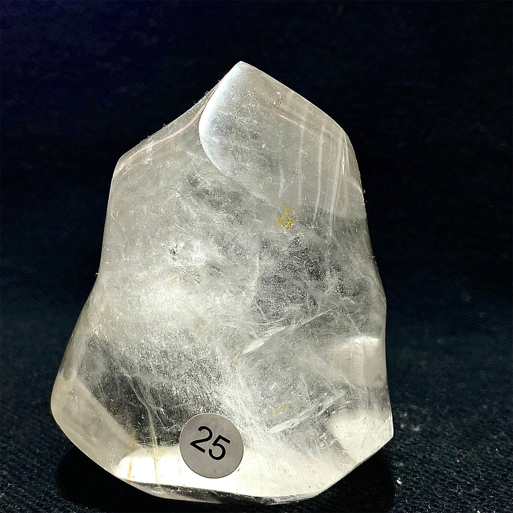 Clear Quartz Crystal Flame Freeform