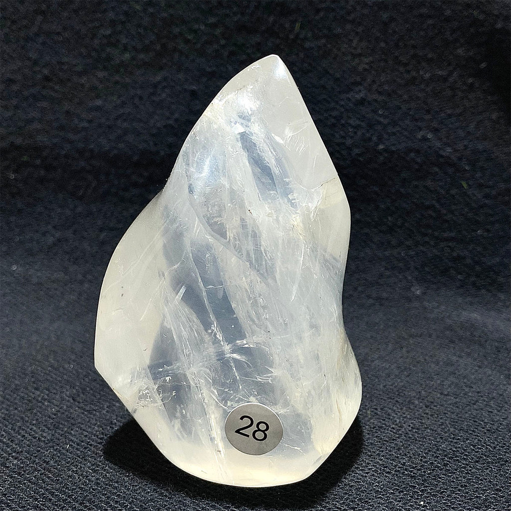 Clear Quartz Crystal Flame Freeform