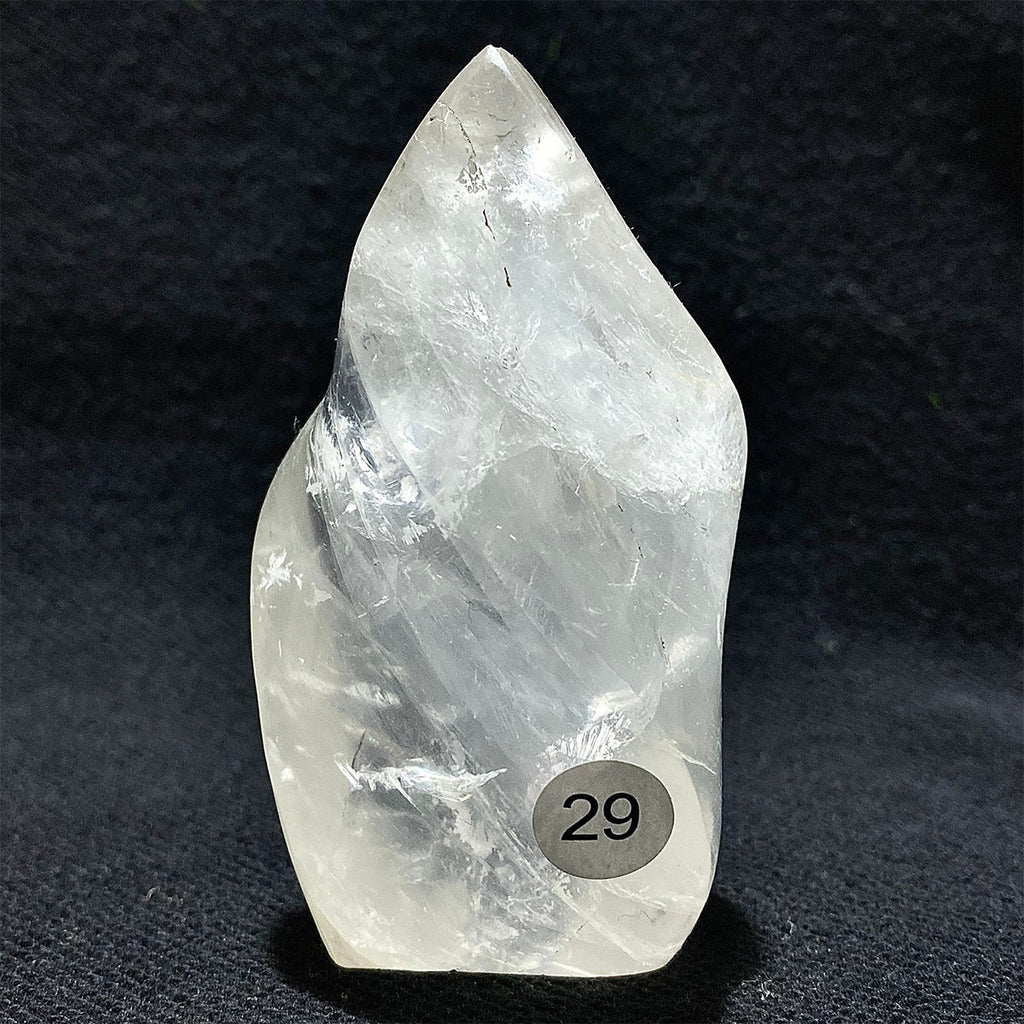 Clear Quartz Crystal Flame Freeform