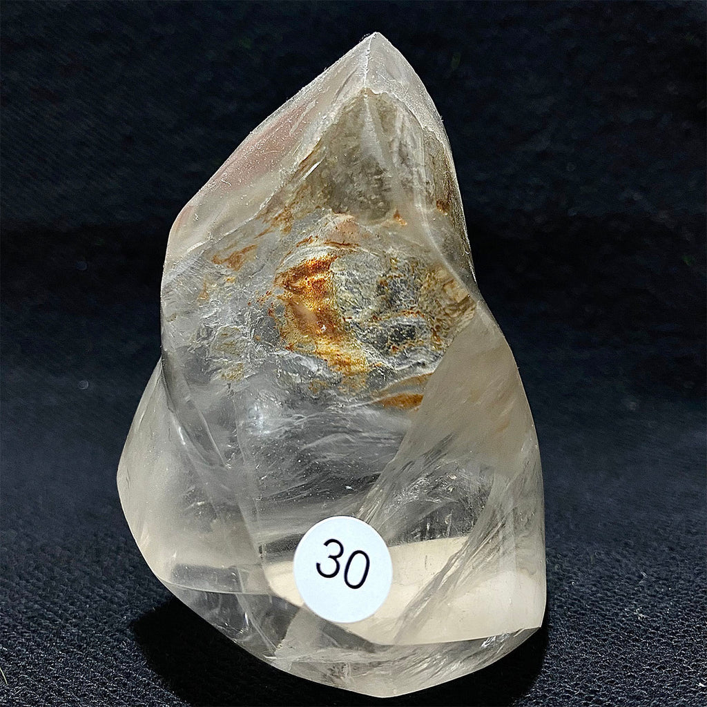 Clear Quartz Crystal Flame Freeform