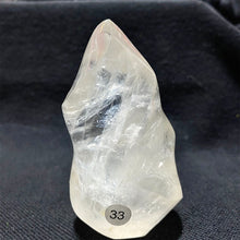 Load image into Gallery viewer, Clear Quartz Crystal Flame Freeform