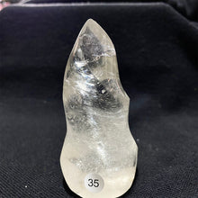 Load image into Gallery viewer, Clear Quartz Crystal Flame Freeform