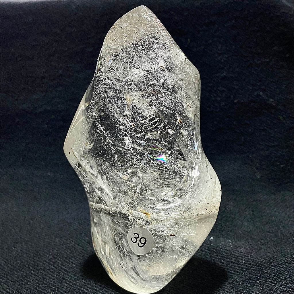 Clear Quartz Crystal Flame Freeform