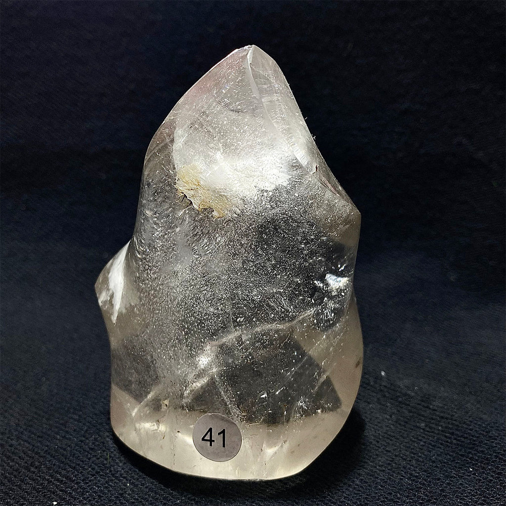 Clear Quartz Crystal Flame Freeform