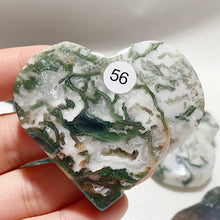 Load image into Gallery viewer, Moss Agate Crystal Love Heart