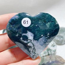 Load image into Gallery viewer, Moss Agate Crystal Love Heart