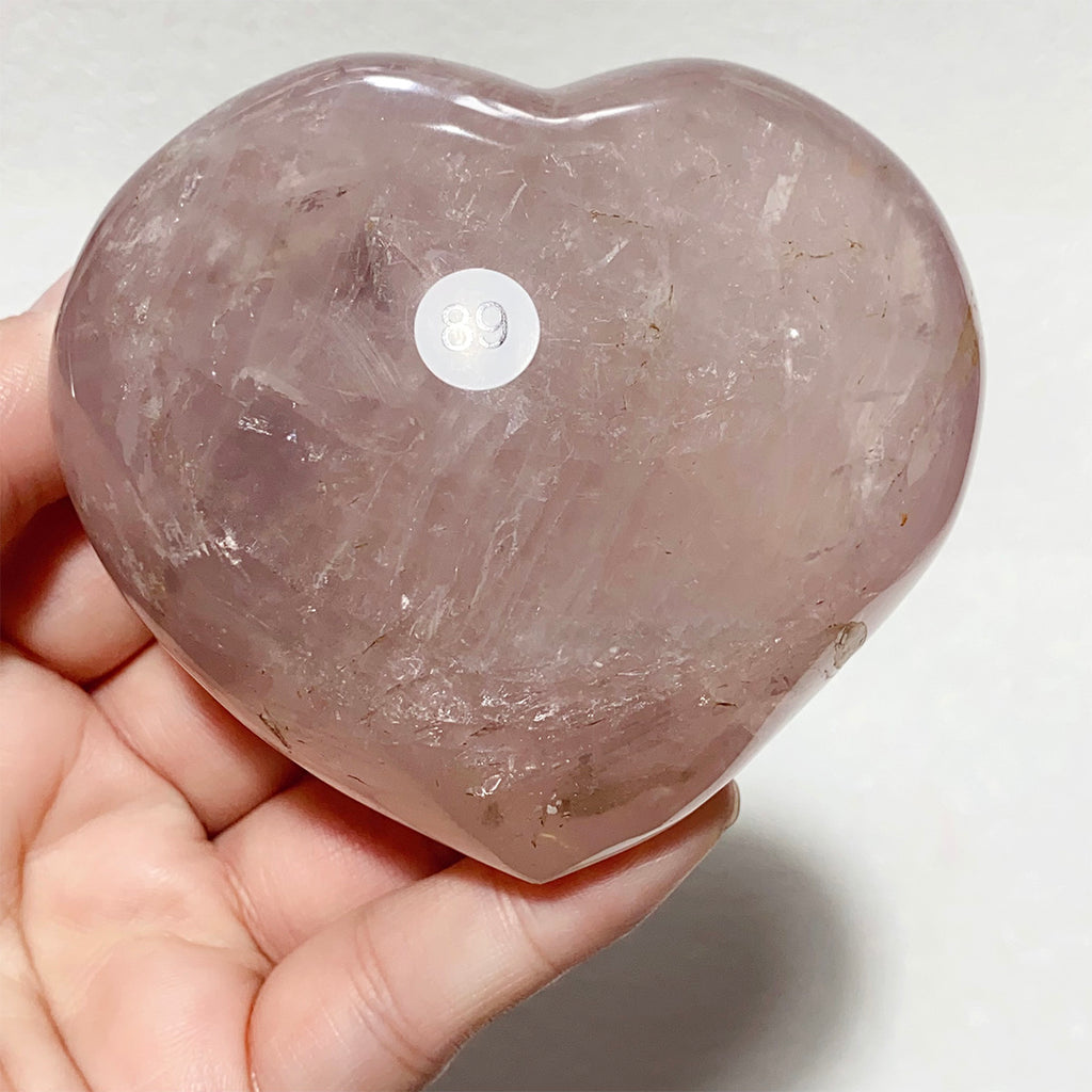 Crystal Fire Quartz Heart