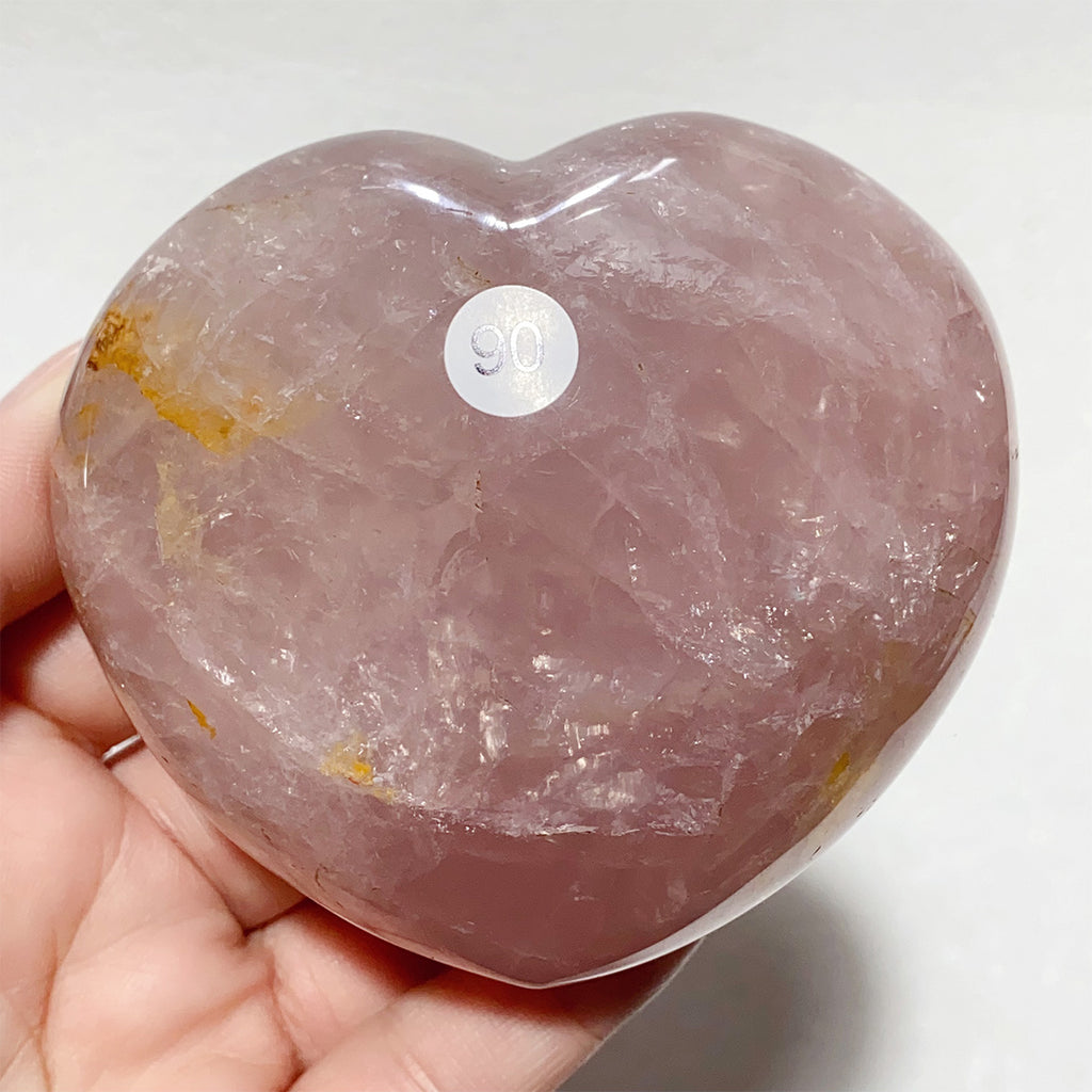 Crystal Fire Quartz Heart